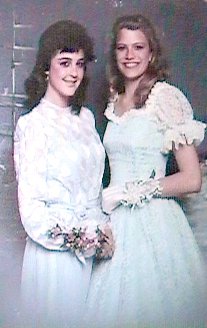Delia and Laura, Prom 1984