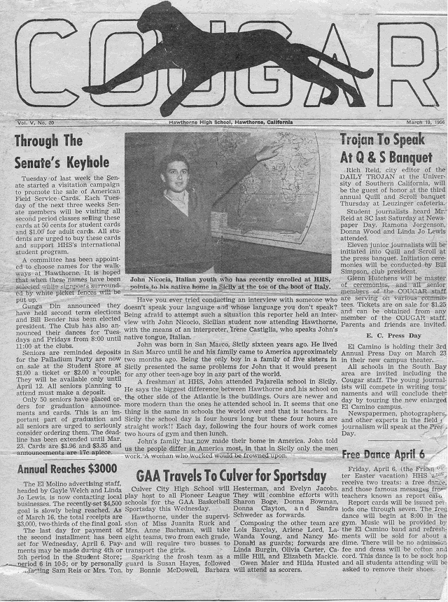 COUGAR Front Page